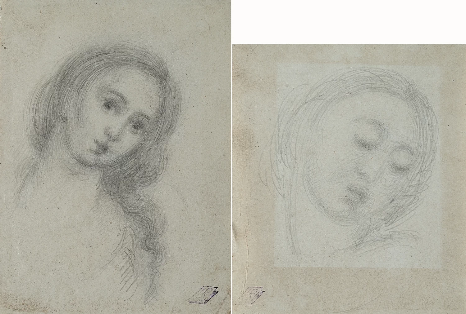 Giovanni Carnovali - 180, Studi per teste femminili